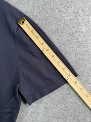 Collars & Co T-Shirt Blue Cotton Silk Luxury Touch Minimalist Mens 2XL
