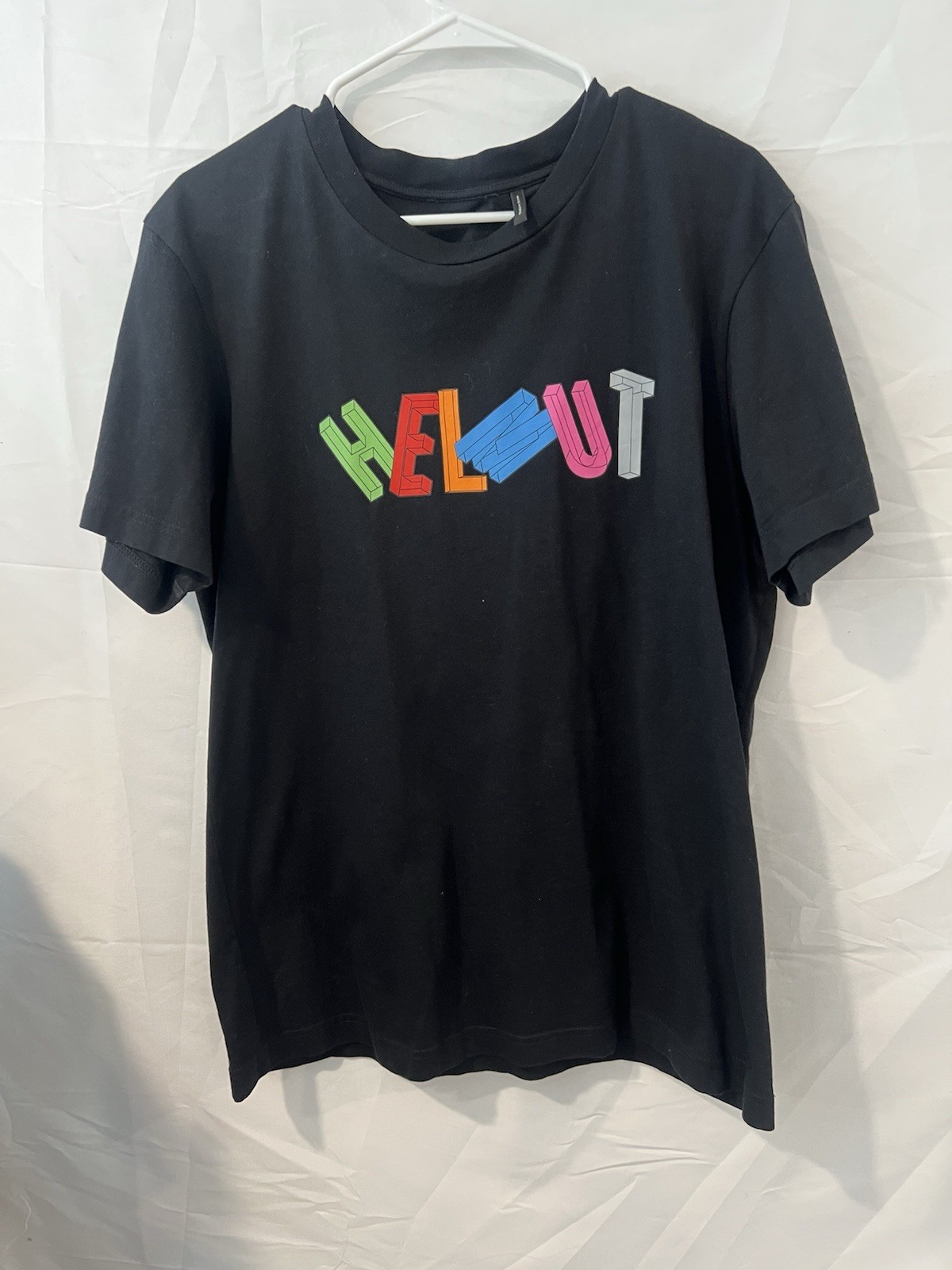 Black Helmut Lang Tee Size Large