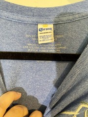 Corona Extra 🍻Blue T Shirt 50/52 Polyester Cotton 2XL Soft Relaxing