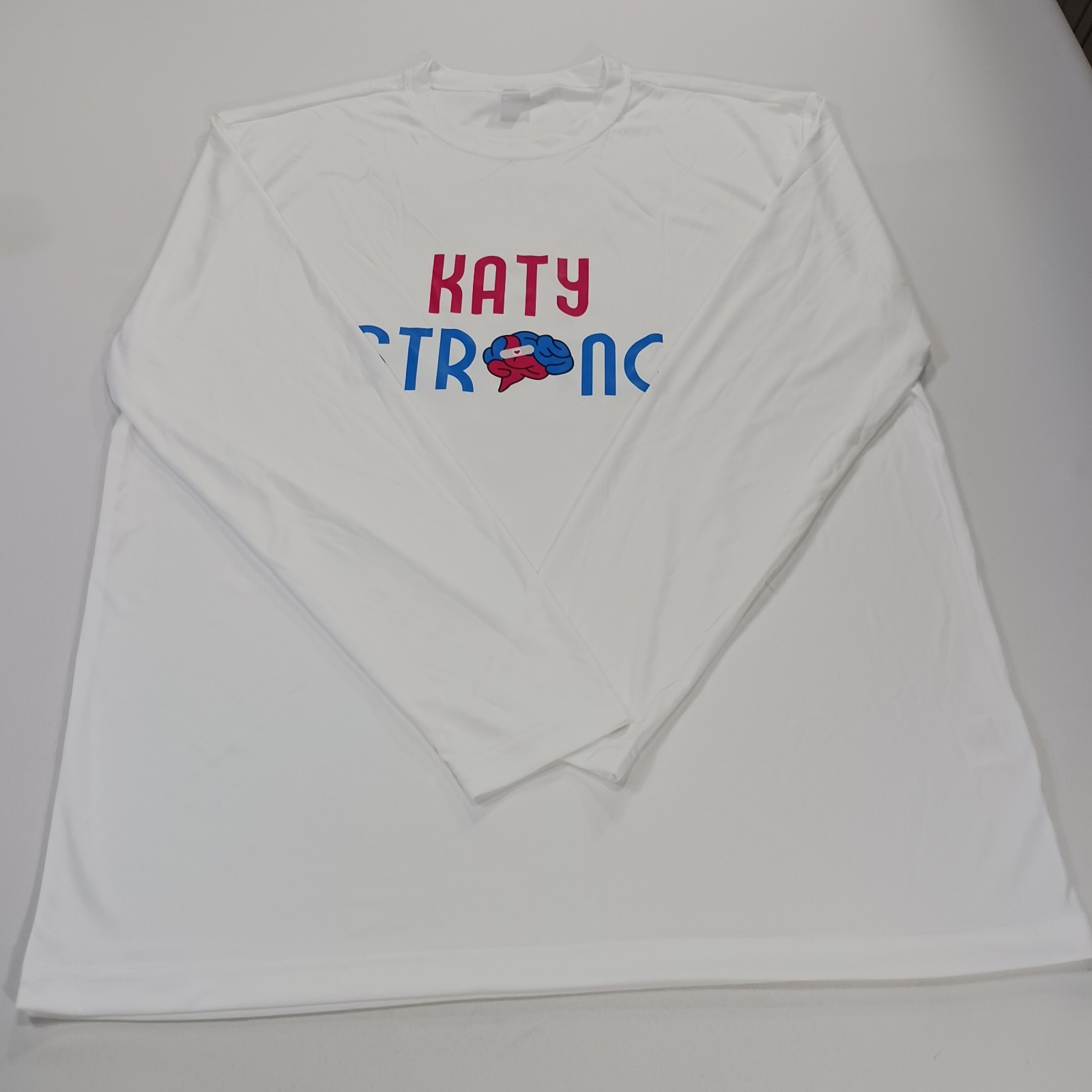 Sport-Tek ST350LS Katy Strong Men XL White Long Sleeve PosiCharge Competitor Tee gallery