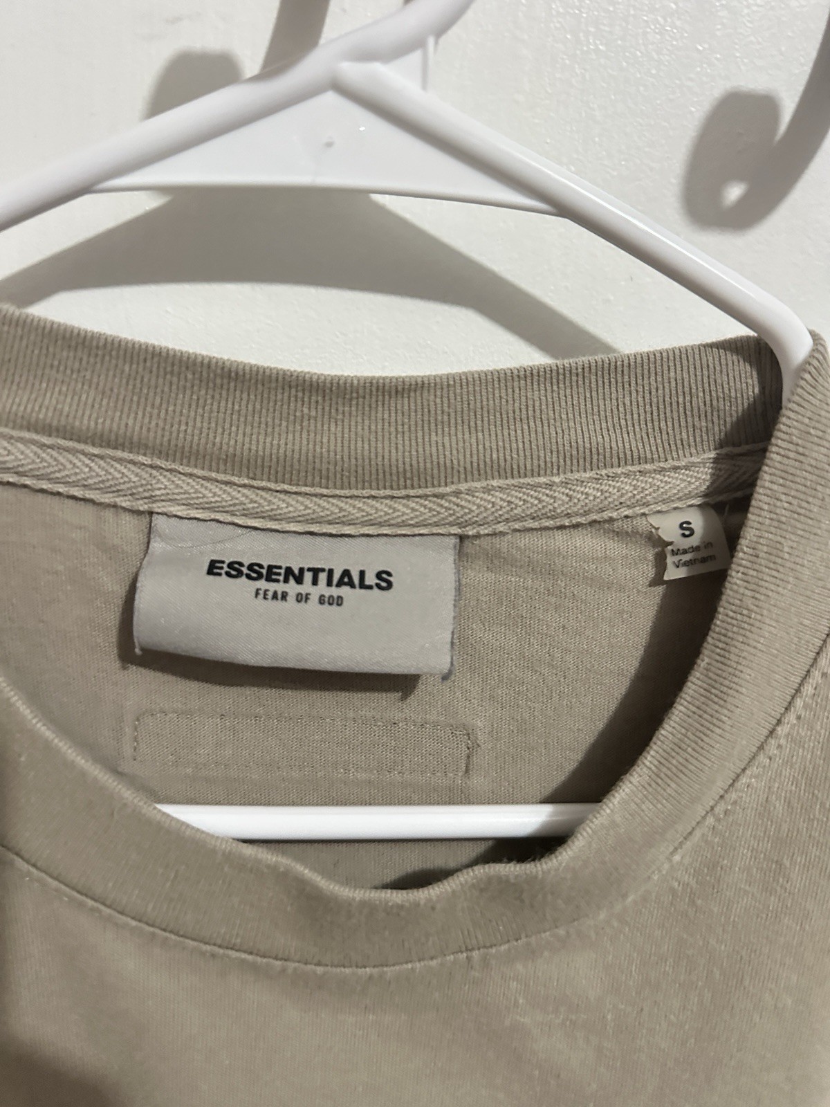 Fear Of God Essentials T Shirt Size Small Men’s Taupe gallery