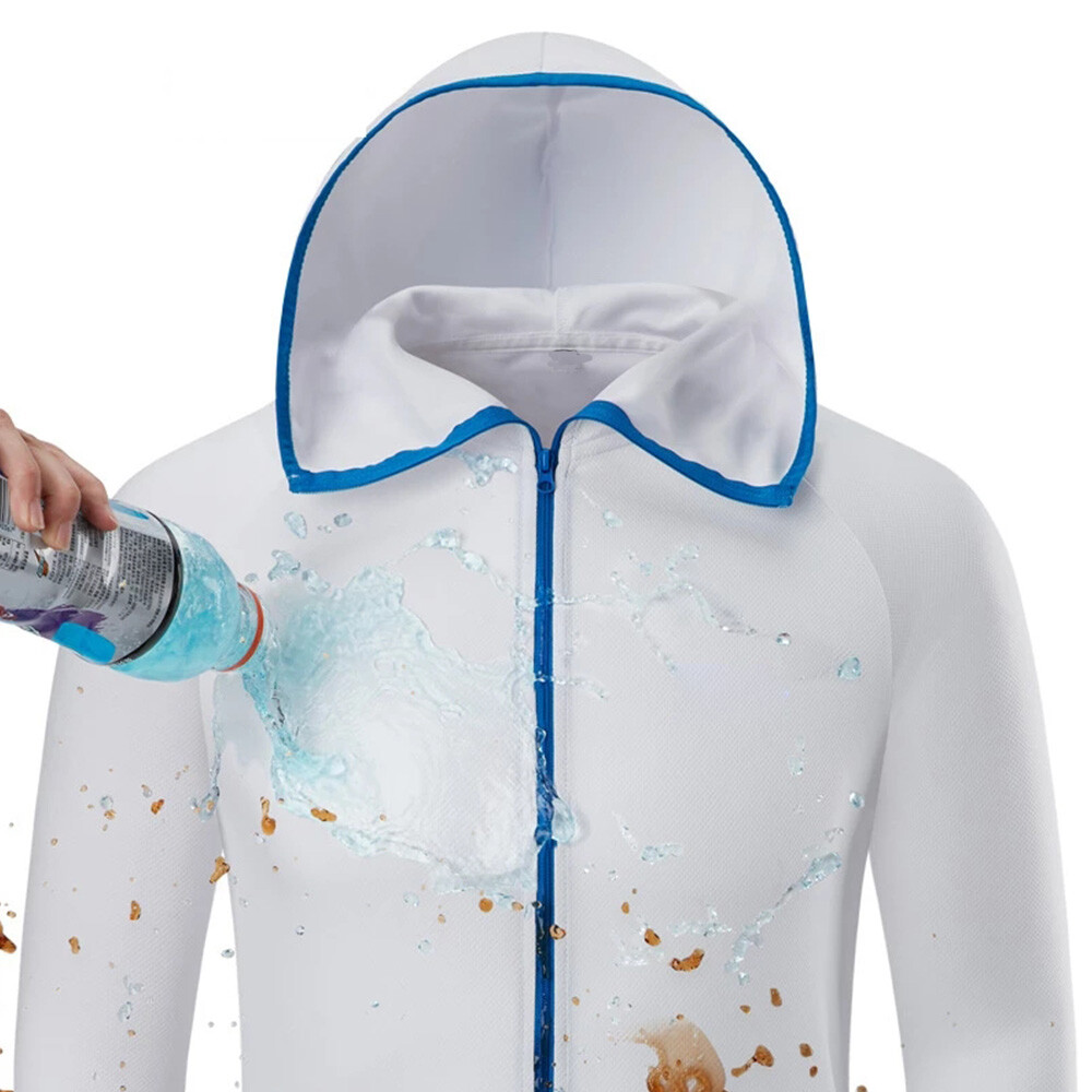 UPF 50+ Men UV Protection Jacket T-Shirt Hoodie Long Sleeve Outdoor Fishing Tops gallery