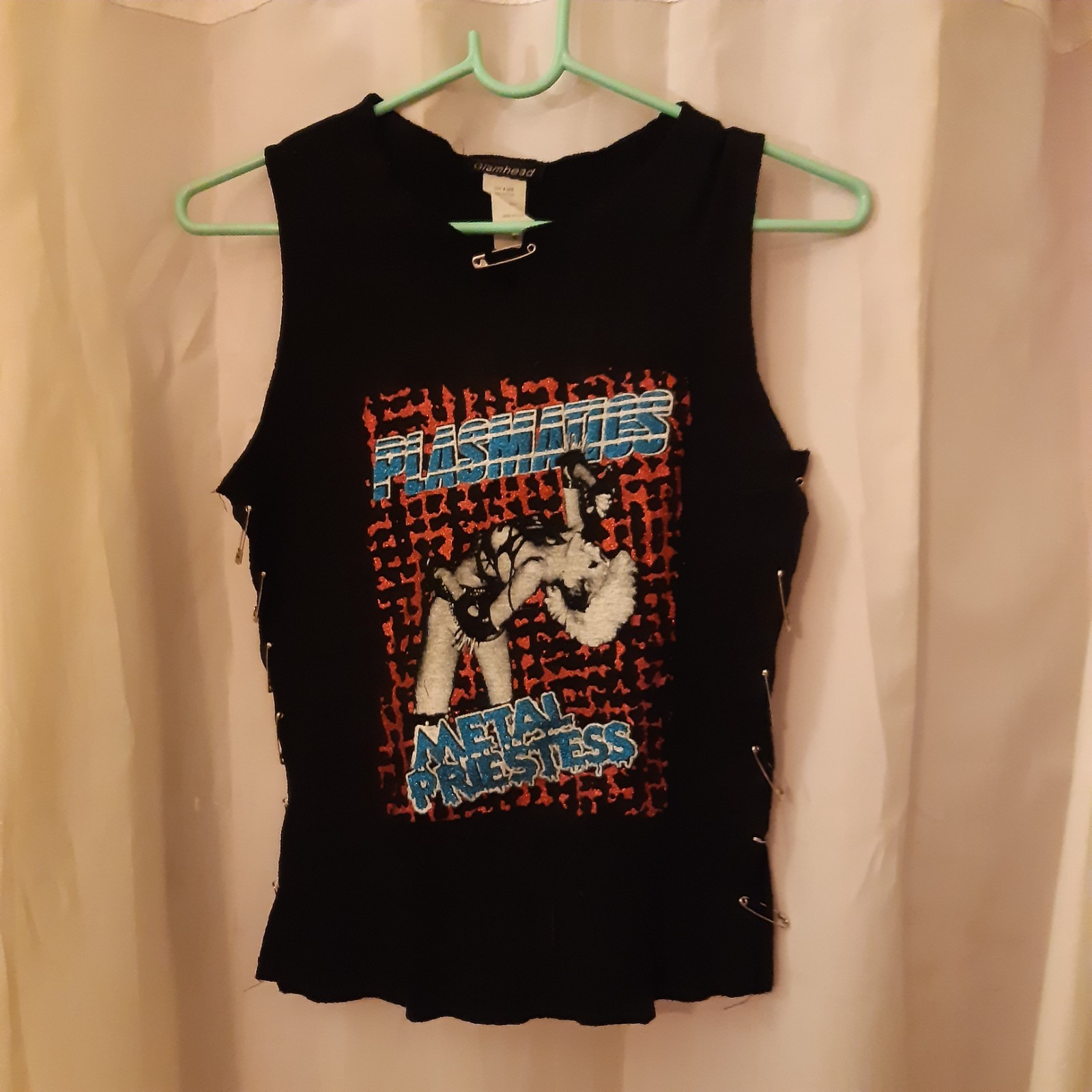 Vintage Glamhead Tank – Plasmatic Metall Priestess M