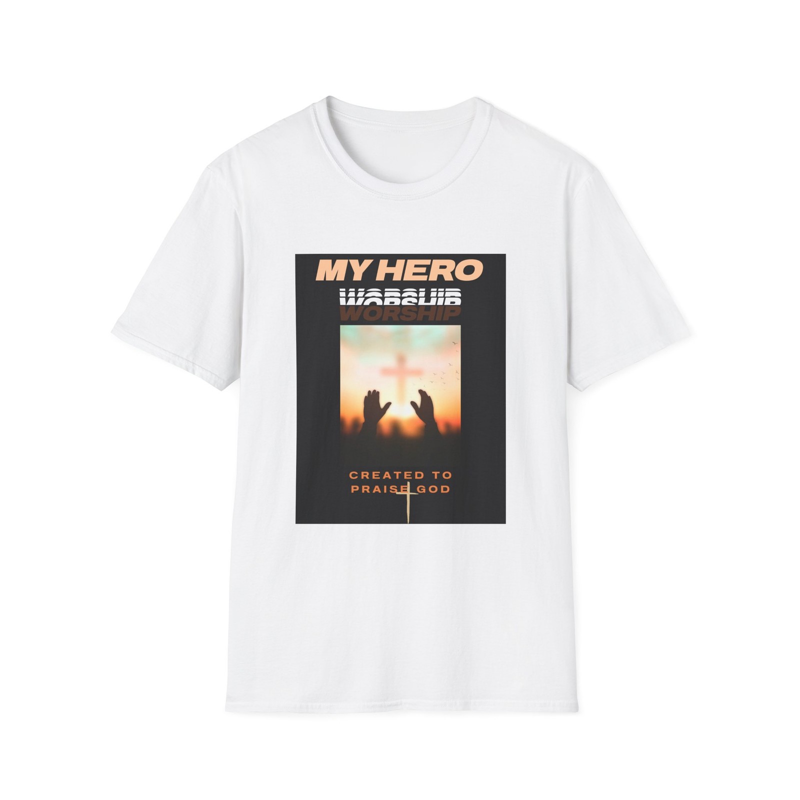 My Hero Jesus T-Shirt | Created to Praise God gallery