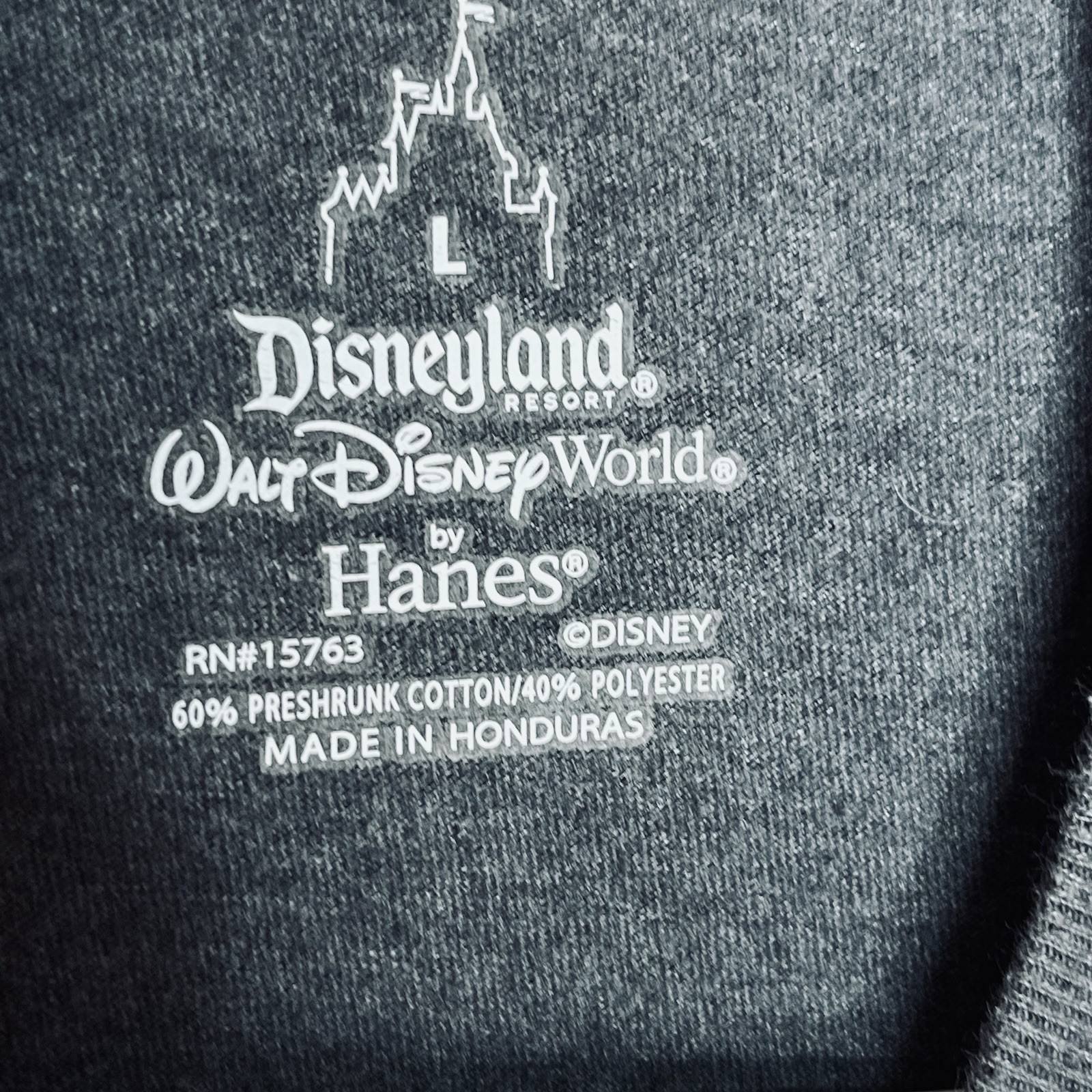 Disneyland The Haunted Mansion T-Shirt Size Large Gray gallery