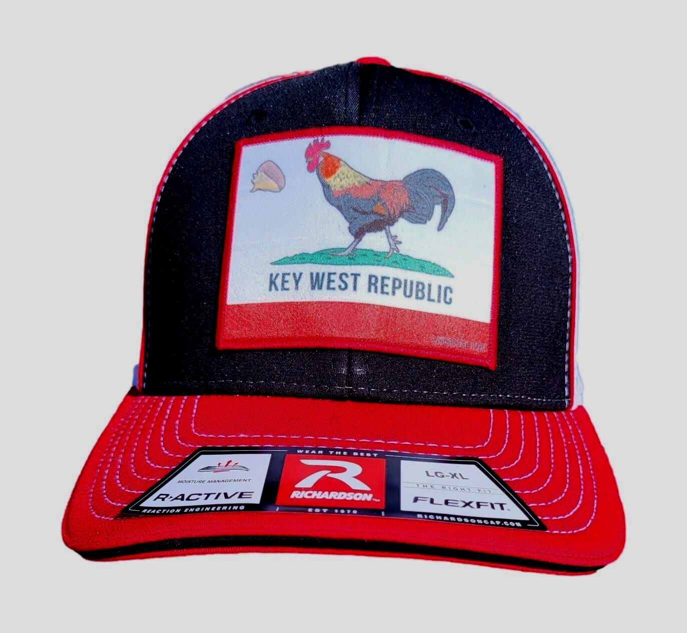 Caribbean Hobo Key West Republic flexfit trucker hat cap rooster island beach gallery