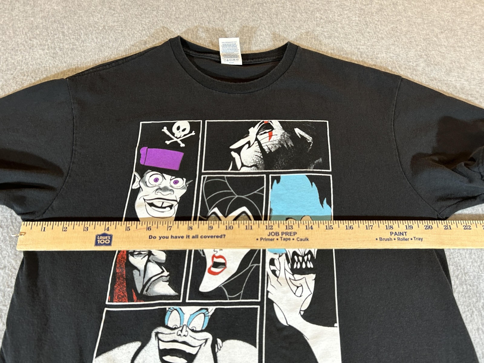 Vintage Disney Villains Shirt Mens Large Black Graphic Cartoon Short Sleeve Tee gallery