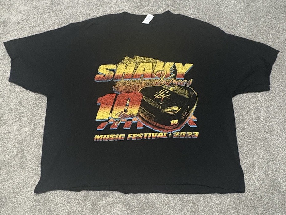 Shaky Knees 2023 Music Festival T-Shirt Atlanta Band Lineup Size Large *Read* gallery