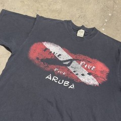 Vintage Dive Dive Dive Aruba Scuba Diver Graphic T-Shirt Black Men’s Size L