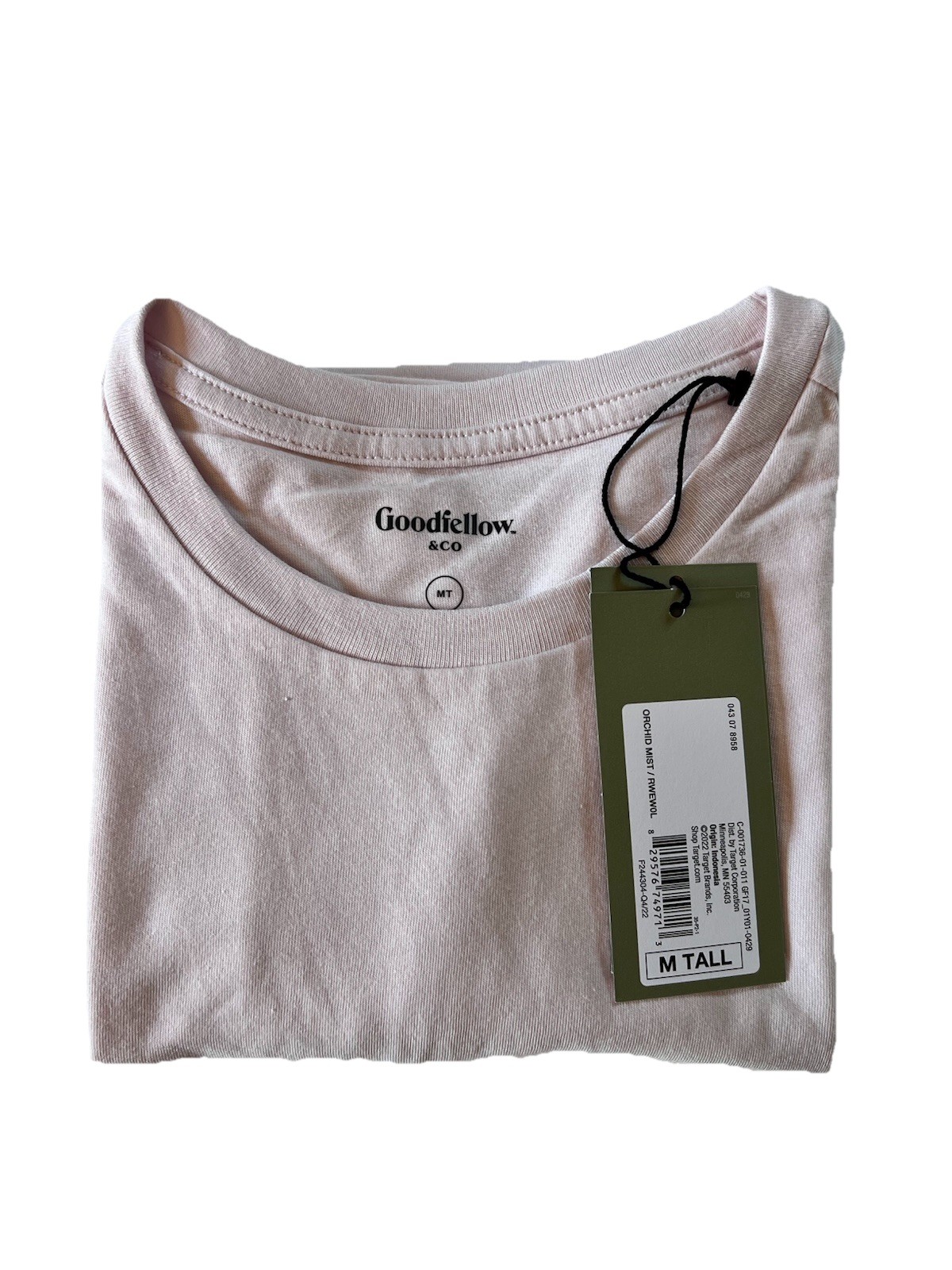 Goodfellow&Co Men’s Orchid Mist T-shirt Size Medium Tall New gallery