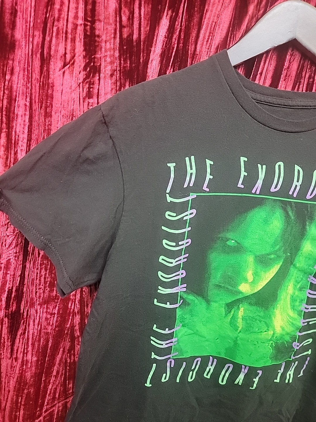 The Exorcist Regan Classic Horror Movie Tee Shirt Large T HORROR SCARY gallery