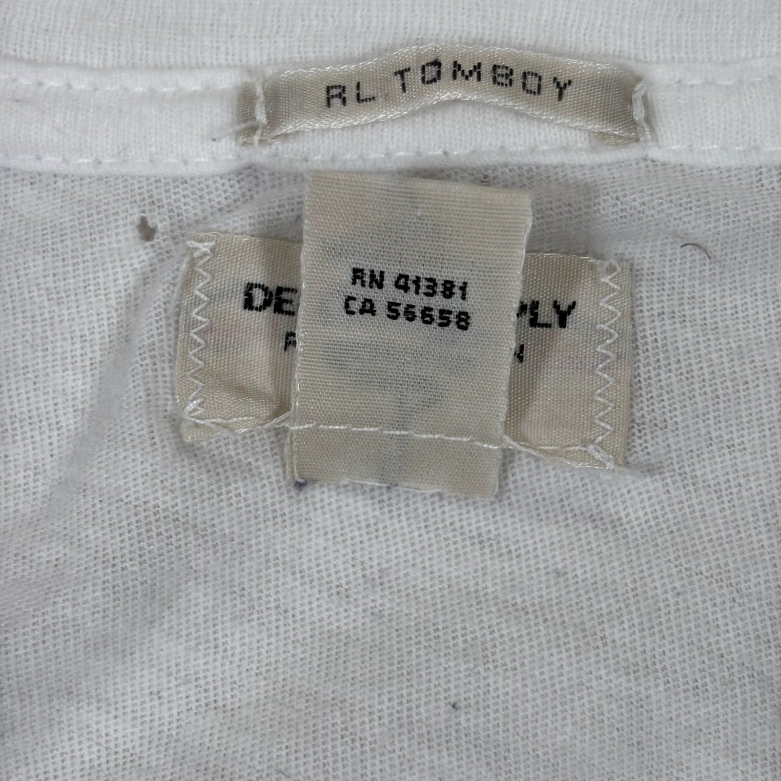 Denim & Supply Ralph Lauren Women Sz M America Graphic T-Shirt White *READ* gallery