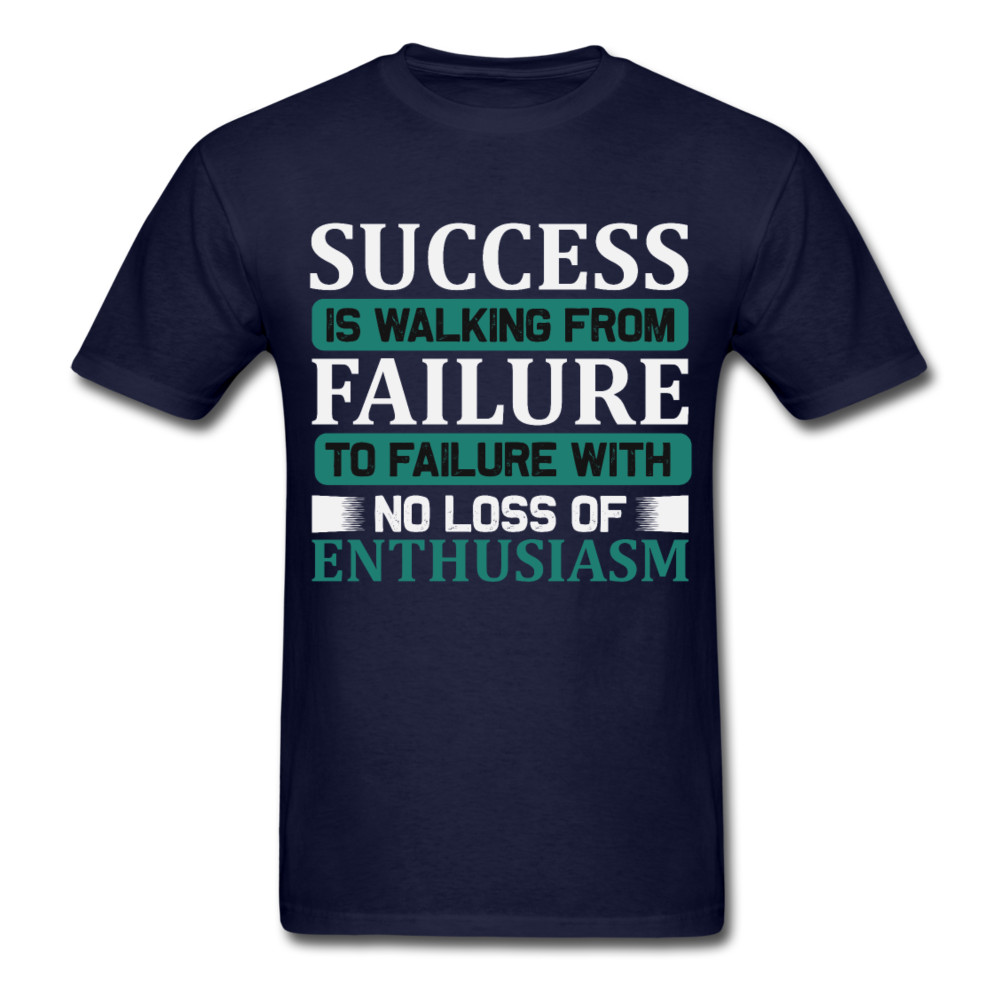 Success is walking from failure Inspirational Quote Tshirt motivational T-Shirt gallery