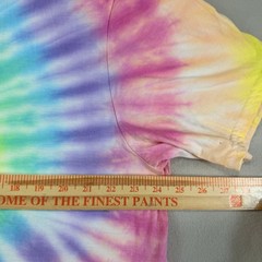 Pastel Rainbow Tie-Dyed Swirl Unisex Soft Cotton shirt XXL Gilden Softstyle