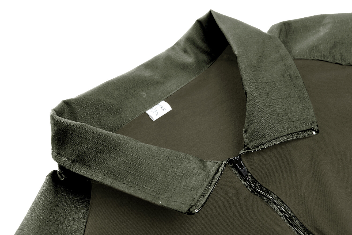 Men's Tactical Combat T-Shirts 1/4 Zip Short Sleeve Quick Dry Military Work Tops gallery