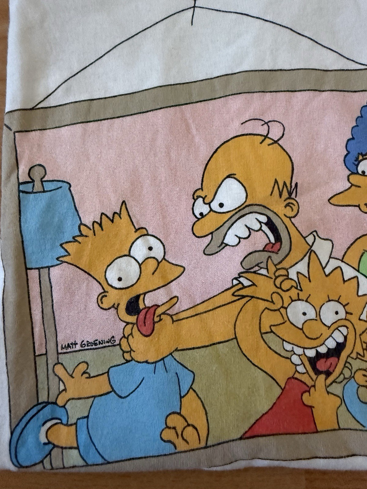 Vintage 90s The Simpsons Family Portrait T-Shirt Size Large White 1989 RARE XL gallery