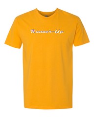 Runner Up Champion Parody Funny Graphic T-Shirt Premium Quality Short Sleeve Top