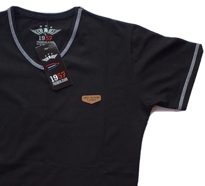 Men's 1957 Cotton T Shirt,Italian Style,Slim Fit,Stretch S to XL…D2. gallery