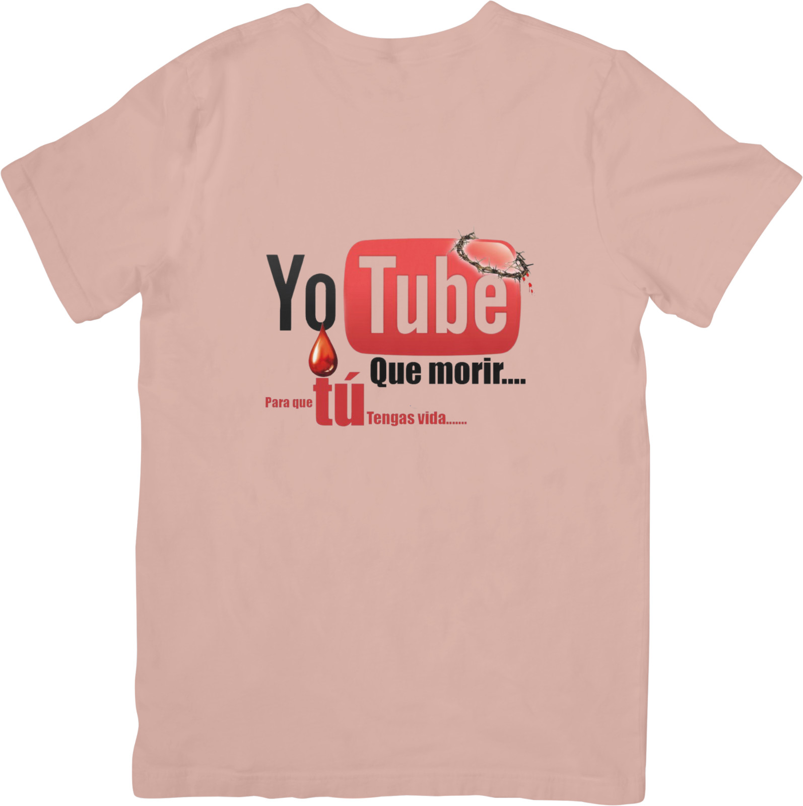 Yo Tube Que Morir Por Ti. Spanish Message T-Shirt gallery