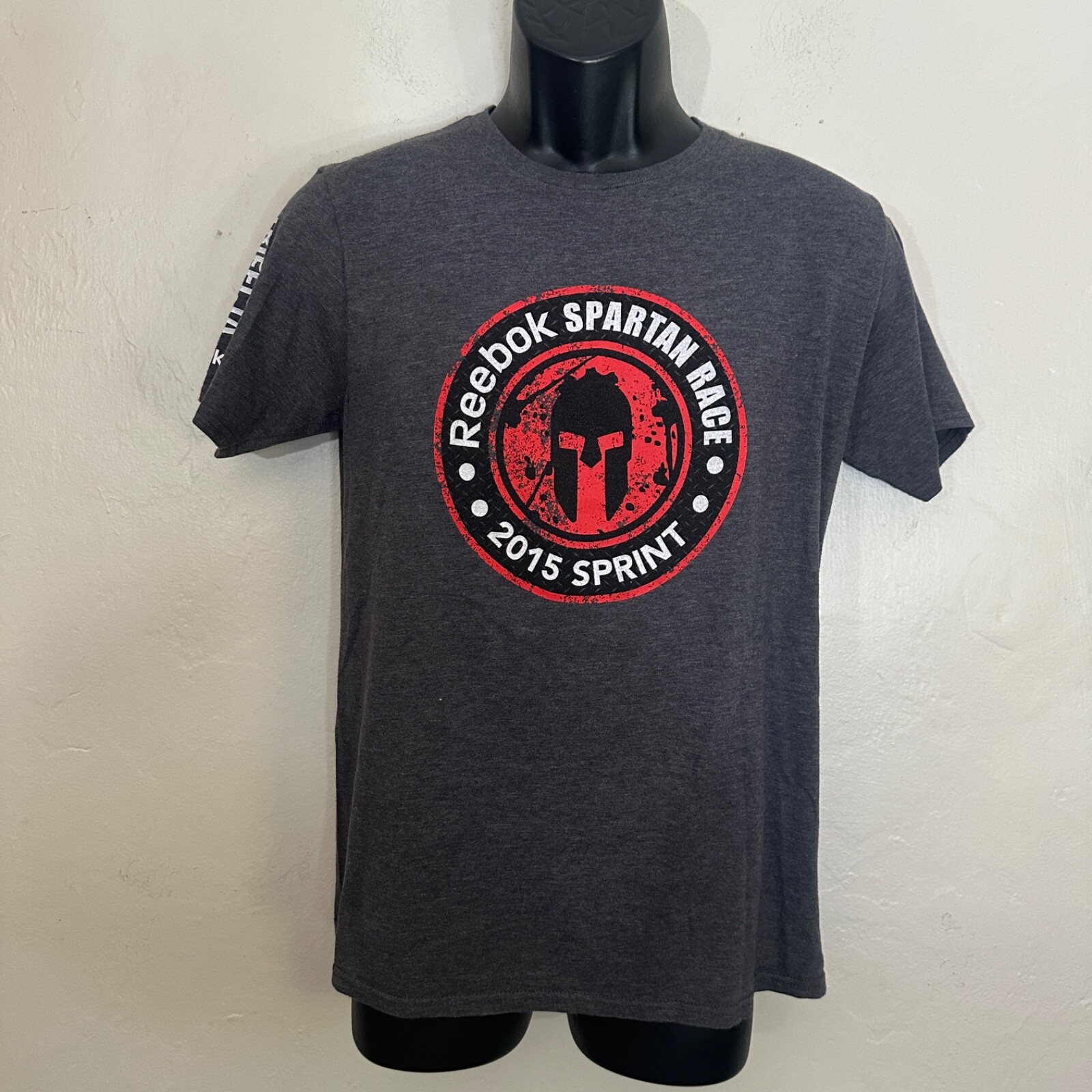 Reebok Spartan Race 2015 Finisher T Shirt Small Gently worn 50% cotton /50% poly gallery