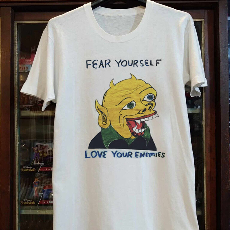 New Daniel Johnston Fear Yourself Love Your Enemies Classic Shirt
