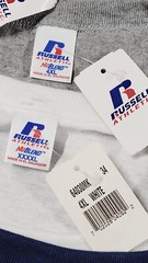 5 units Russell Athletic Blank T Shirts 4XL Men’s – good quality, comfortable