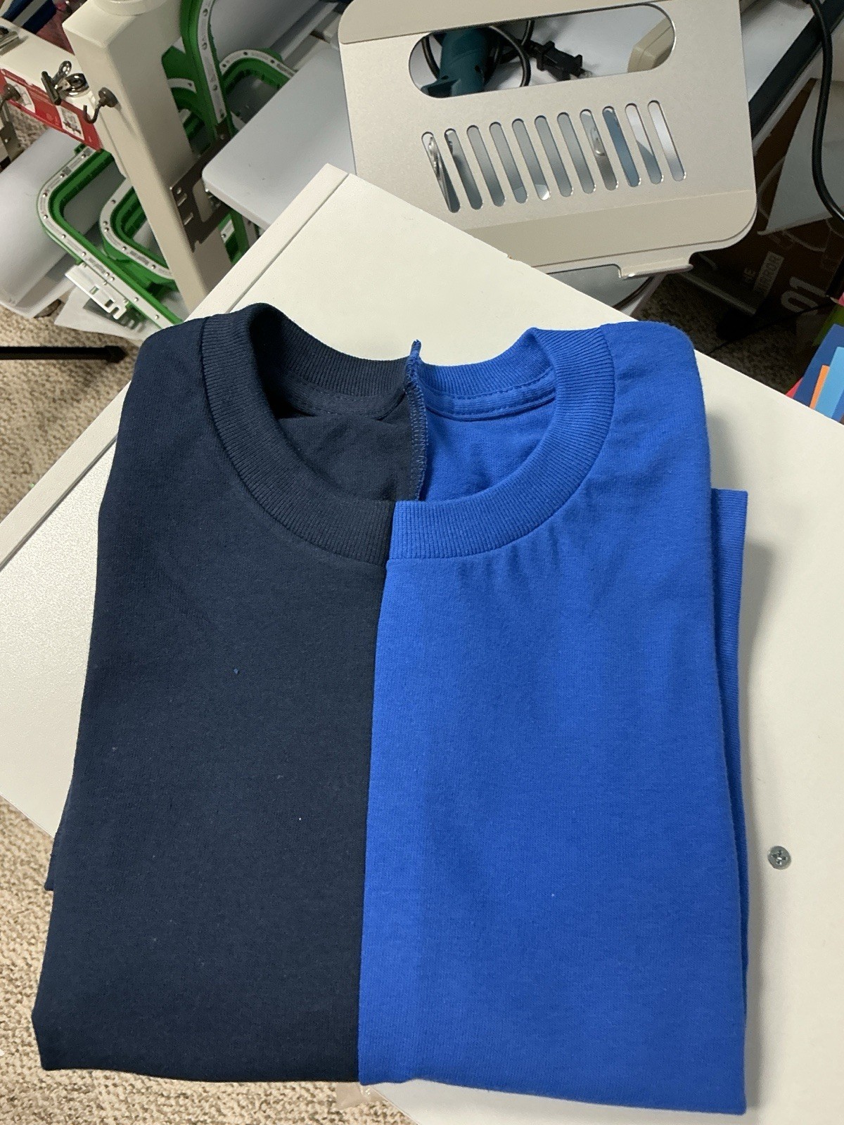 Two Tone Blank Tee T-Shirt | Unisex Two Tone Shirts | Sports Color Shirts gallery
