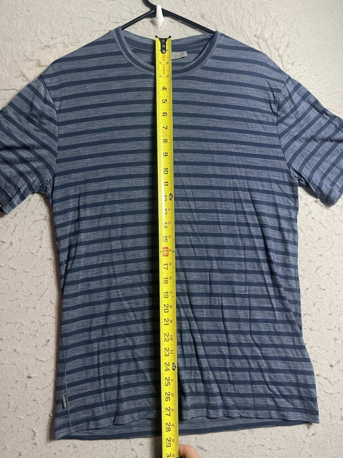 Icebreaker Merino Shirt Small S Crew Wool Lyocell Nylon Outdoor Hiking Mens gallery