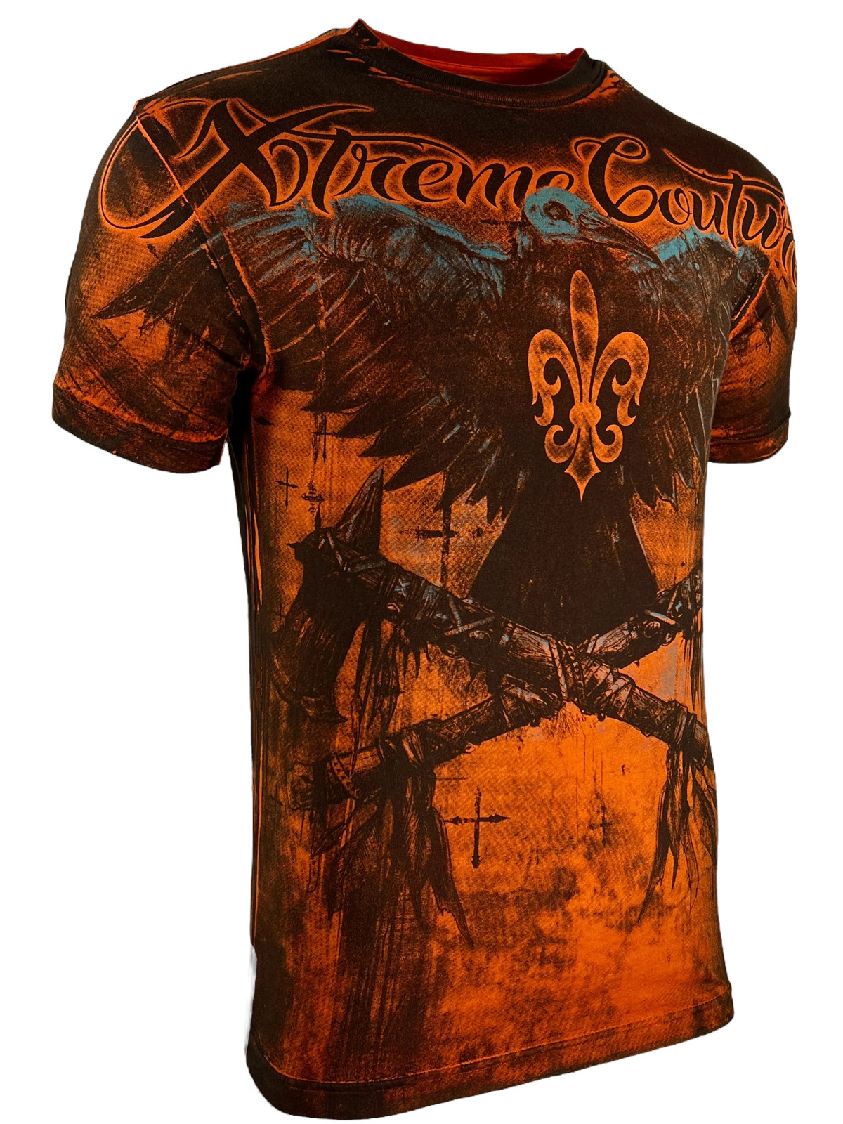 Xtreme Couture By Affliction Men's T-shirt Darkside Biker Red Tattoo S-5XL gallery