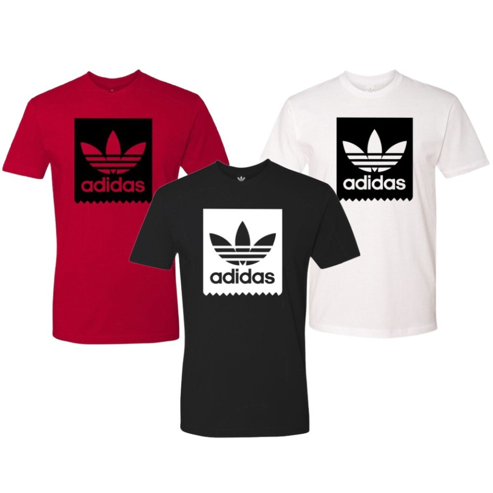 Adidas Men's T-Shirt Blackbird Trefoil Graphic Logo Active Short Sleeve Tee gallery