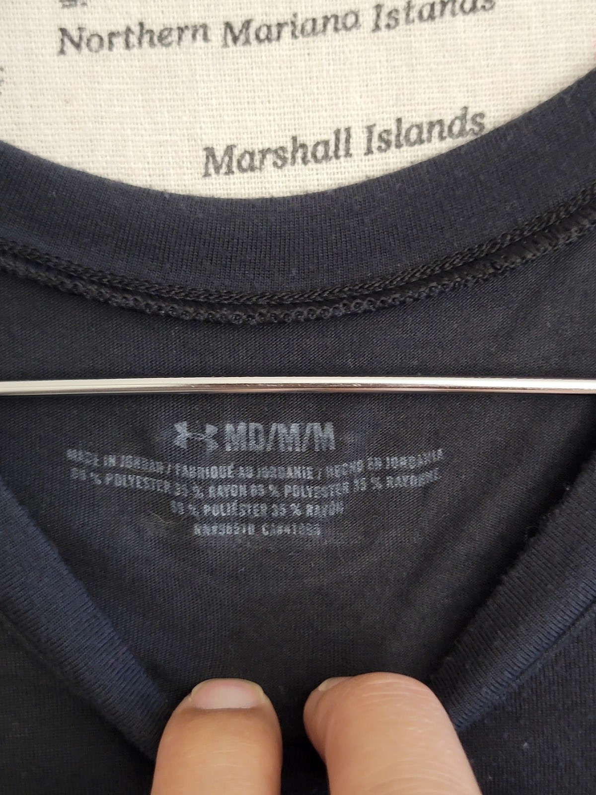 Under Armour HeatGear Men's T-Shirt MD/M Black Short Sleeve Crew Neck Athletic gallery