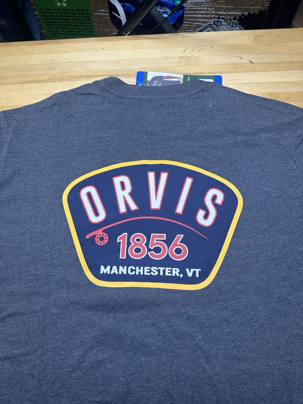 New Orvis Shirt 1856 Mens Short Sleeve Graphic Tee Outdoor Fishing gallery