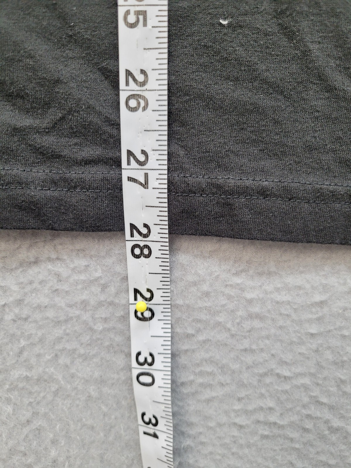 Fresh Men Shirt L Gray Short Sleeve Crew Neck Flat Front Comfort Pullover Tee gallery