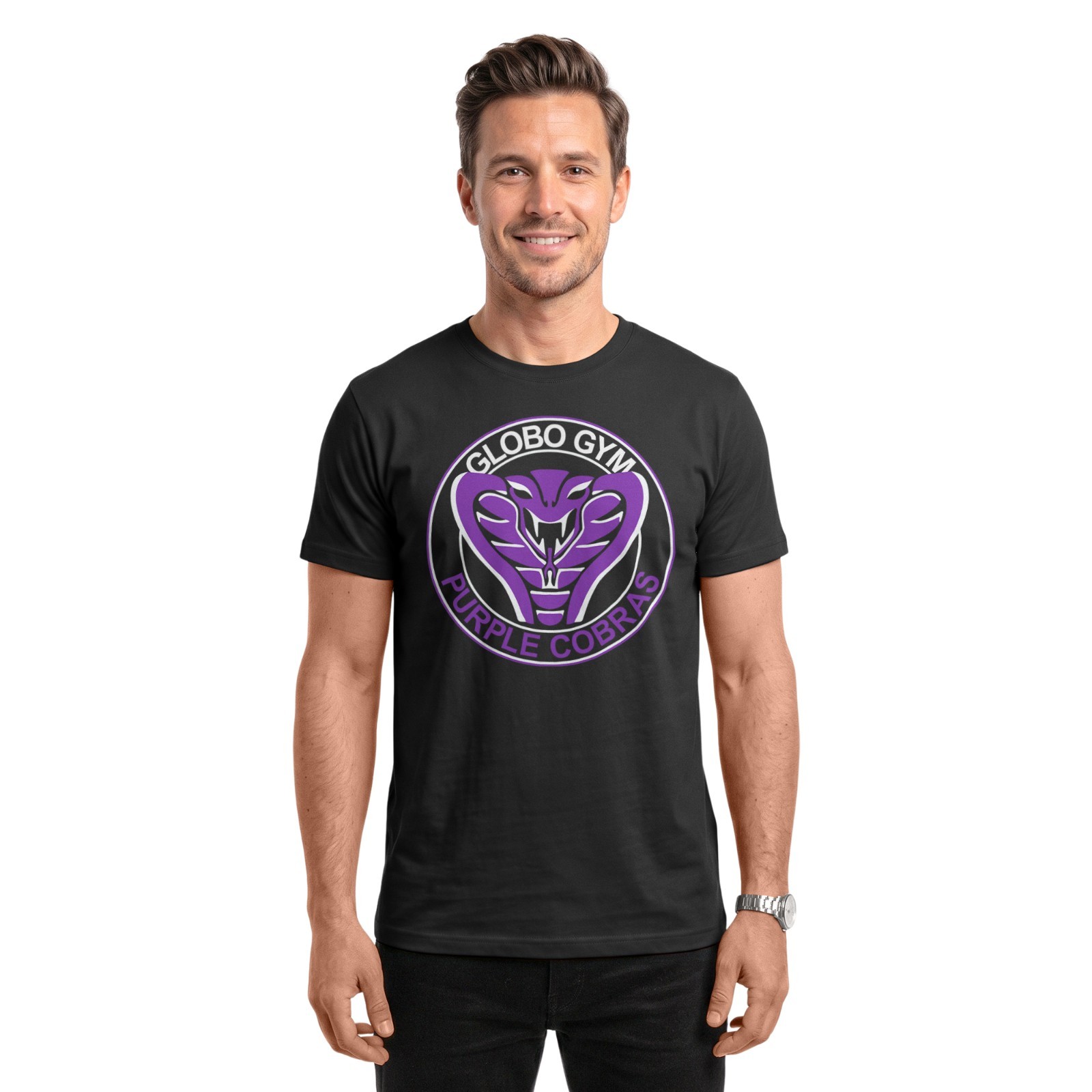 Dodgeball Inspired T-Shirts | Average Joe’s Gym Movie Purple Fancy Dress Tee