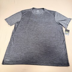 Athletic Works Driworks Quick Dry Tee Shirt Mens Medium Short Sleeve Gray NWT