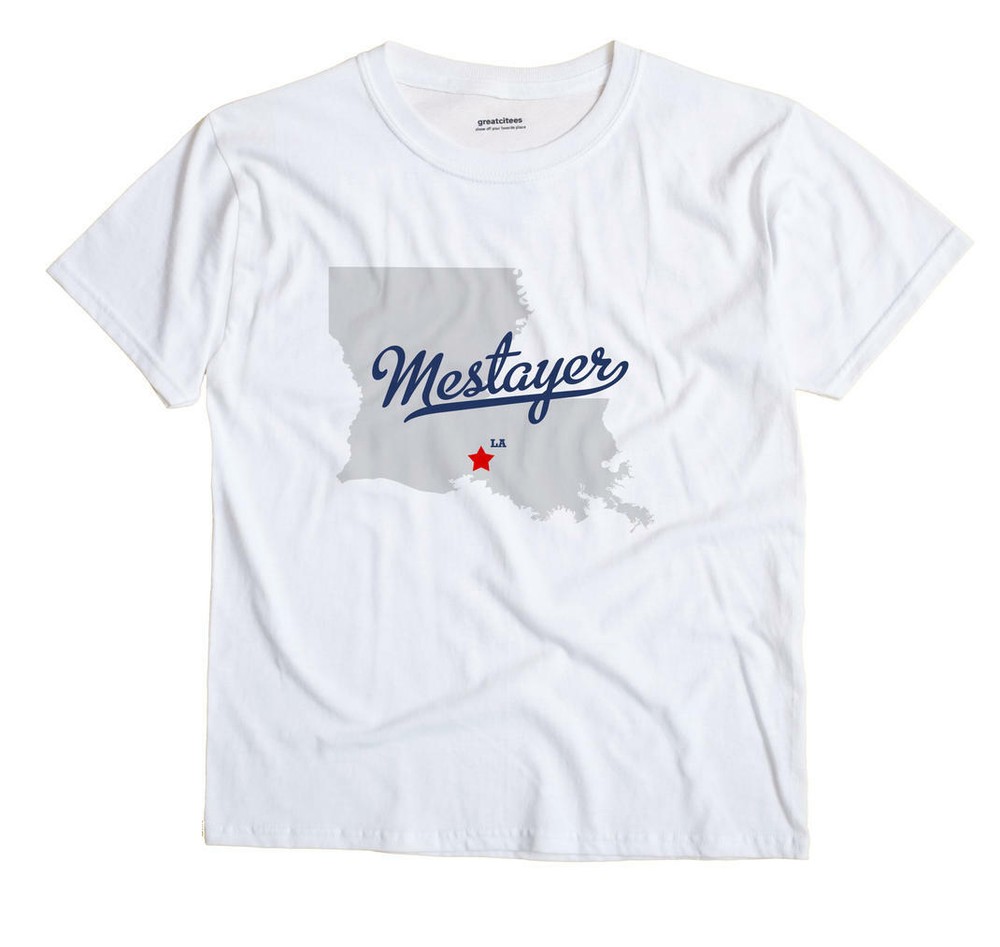 Mestayer Louisiana LA T-Shirt MAP