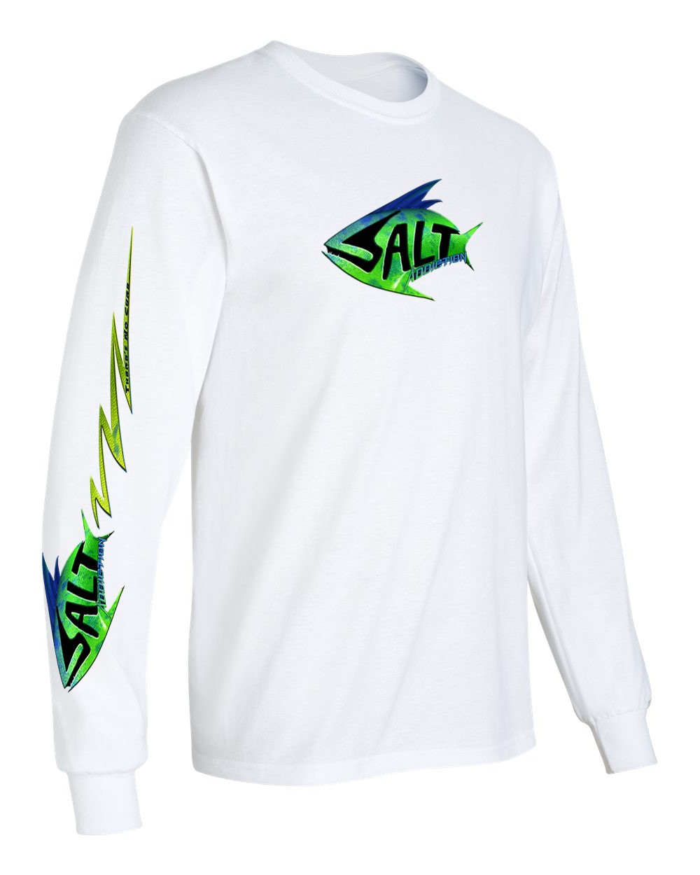 Salt Addiction Saltwater Dolphin Fishing Long Sleeve T Shirt Mahi Mahi gallery