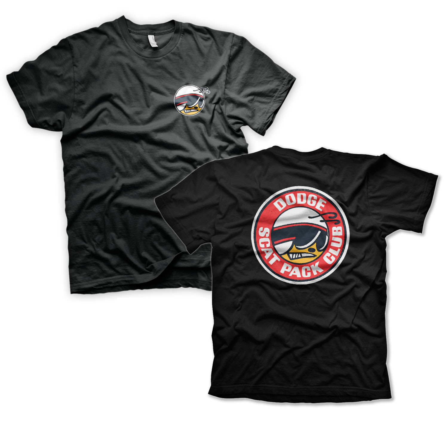 Dodge Scat Pack Club Super Bee Bee Muscle Car Auto Men Men T-Shirt Black
