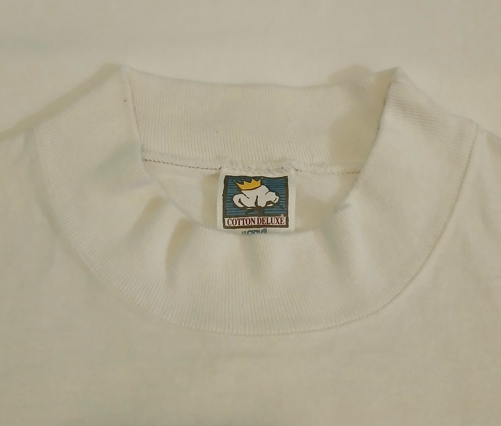 Vintage Andrew Carson T-Shirt XL Mens White High Neck Skiing Snow Sport 1991 USA gallery