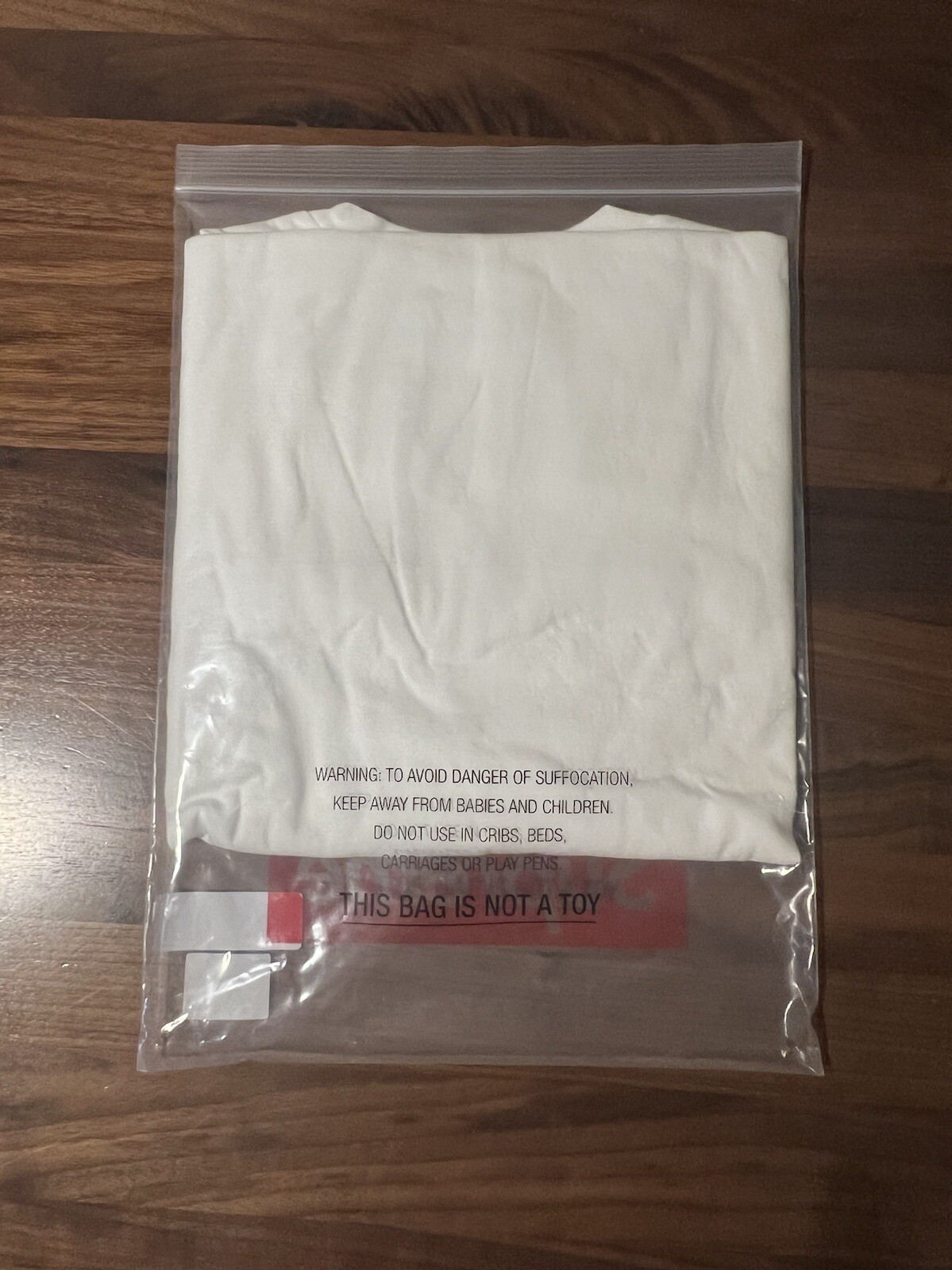 Supreme Washed Tag S/S Top White Tee SS24 T-Shirt Embroidered Logo XL gallery