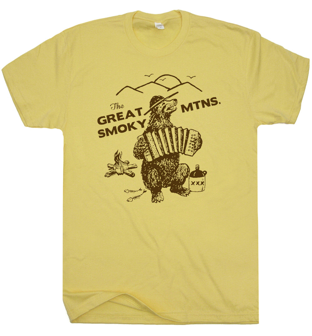 The Great Smoky Mountains T Shirt Smokey Bear Hiking Bluegrass Appalachian Trail gallery