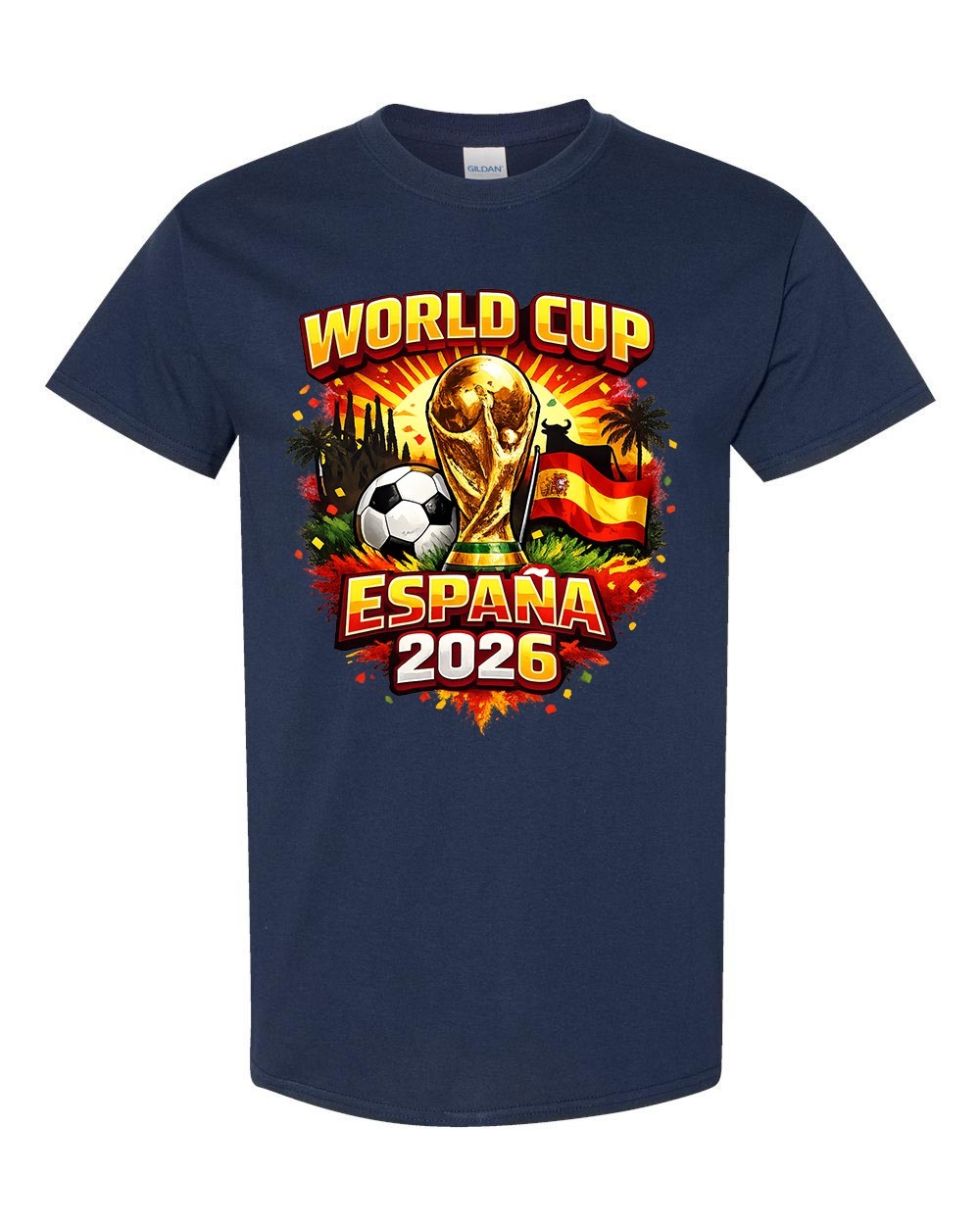 Spain Soccer 2026 World Cup Style Unisex T-Shirt German Fan Shirt Football gallery