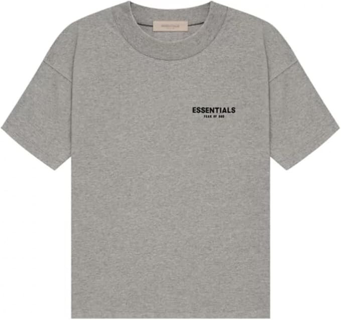NWT FEAR OF GOD ESSENTIALS T-SHIRT SS22 "Dark Oatmeal" AUTHENTIC (SIZE XXS-XXL) gallery