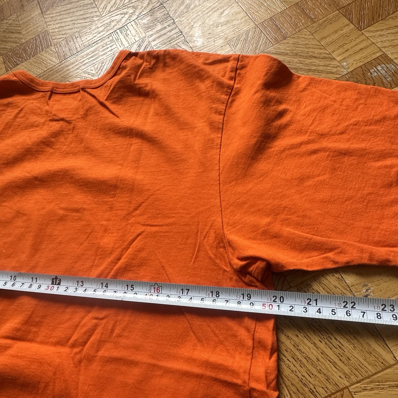 Vintage Pearl Izumi T-Shirt XL Single Stitch Orange w Back Pocket Made In Japan gallery