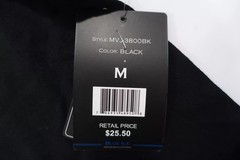 BLUE ICE MEDIUM STRETCH VNECK TSHIRT MENS – BLACK