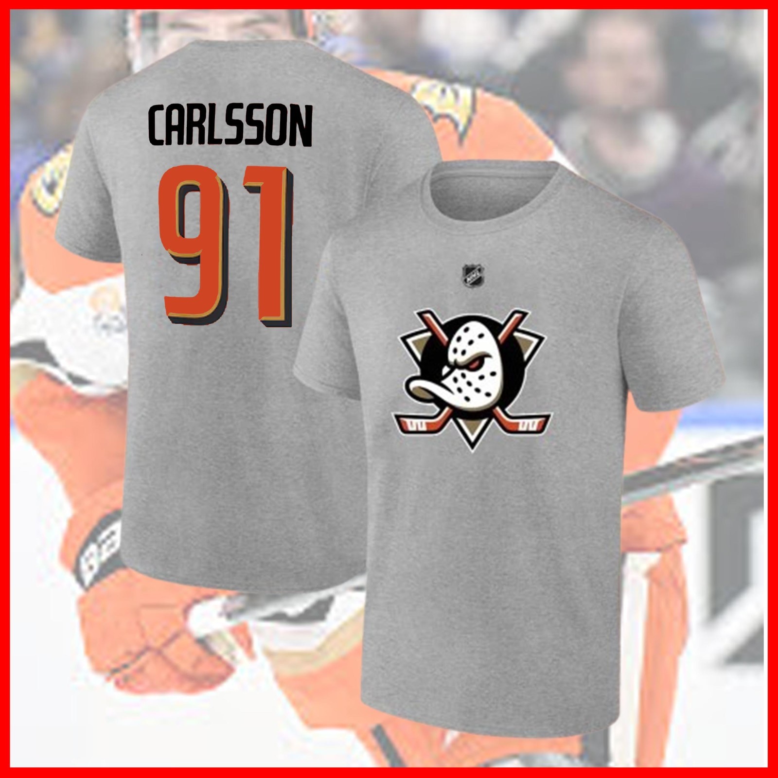 🔥 HOT DEAL!!! Leo Carlsson #91 Anaheim Ducks Team 2026 Name & Number For Fans gallery