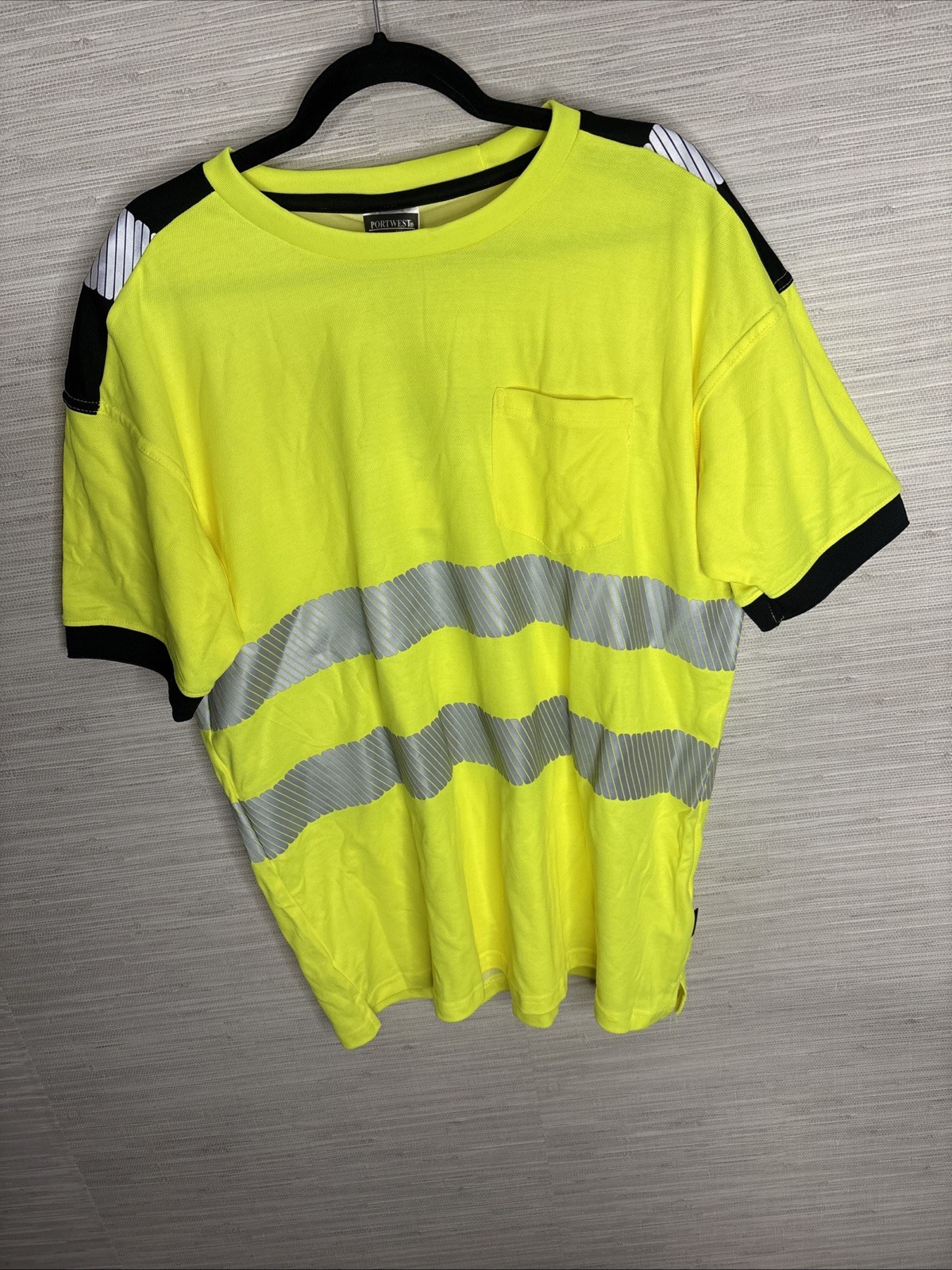 Portwest Yellow Reflective T-Shirt Sz. XL New With Tags