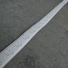 Dope White belt With A rolling Buckle
