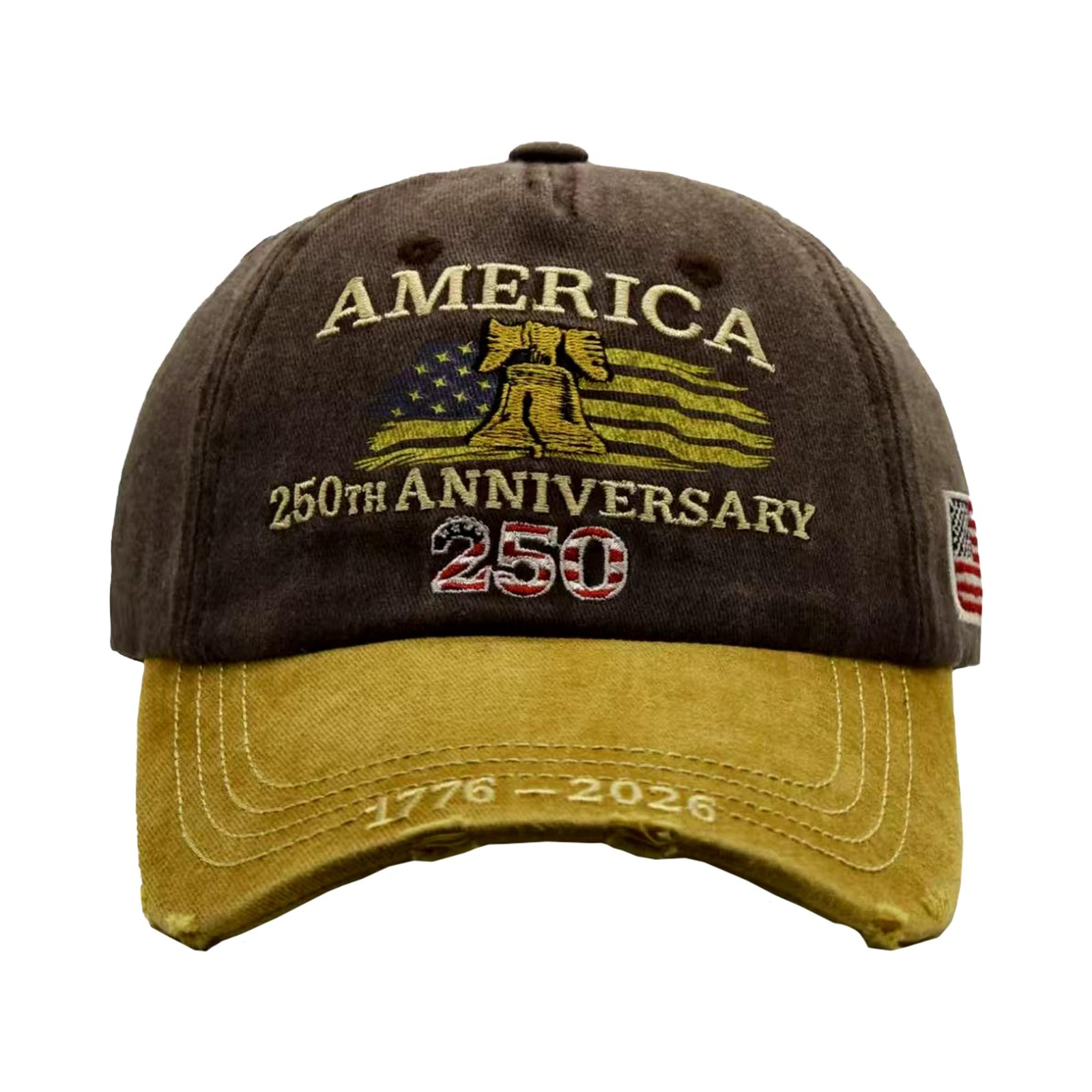 250th US 1776-2026 Anniversary Cap, Embroidered Adjustable Patriotic Baseball…