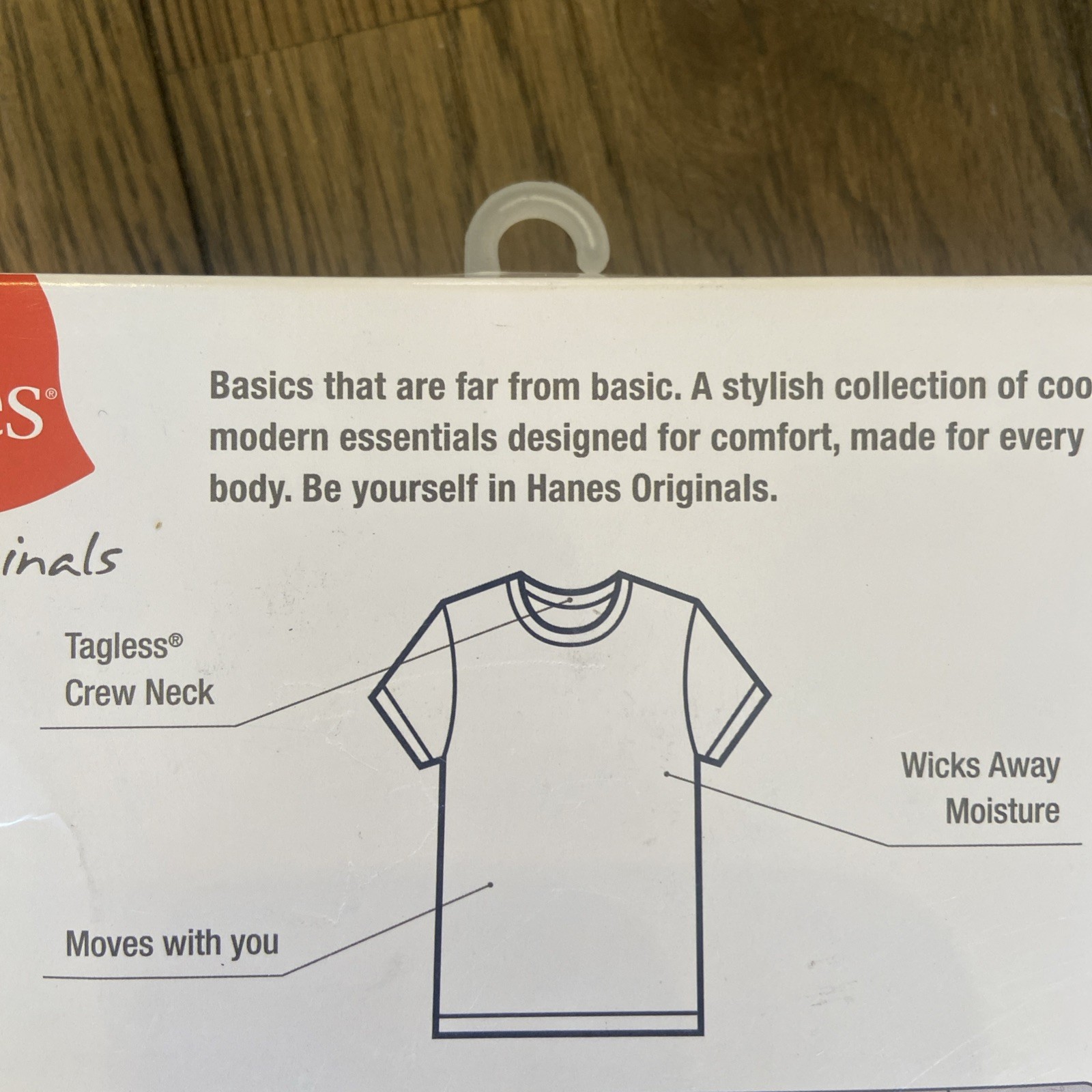 Hanes Originals 3 Pack Stretch T-Shirts Mens Size Small Soft Breathable Cool {6} gallery